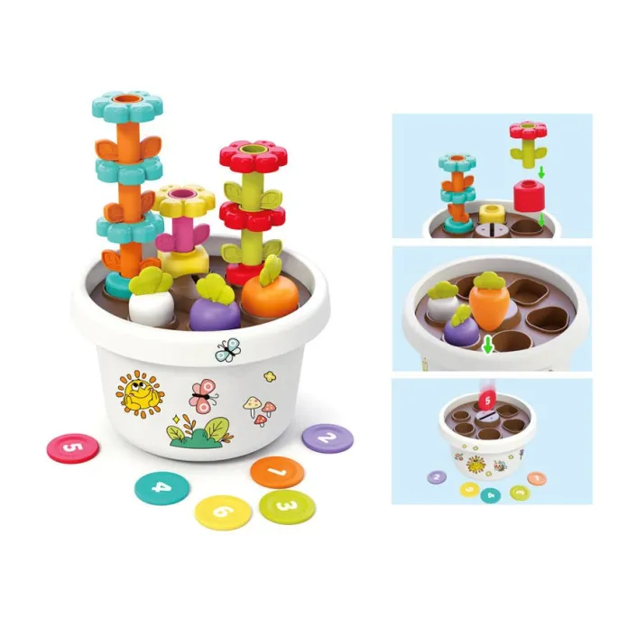 ozdabianie doniczki hola za pomocą naklejek