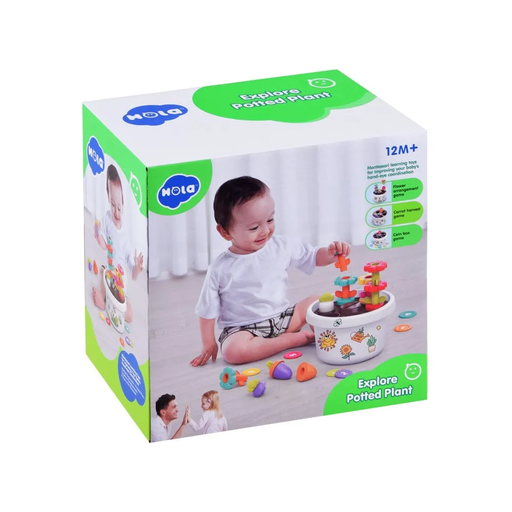 elementy zestawu hola rozłożone do zabawy na stole