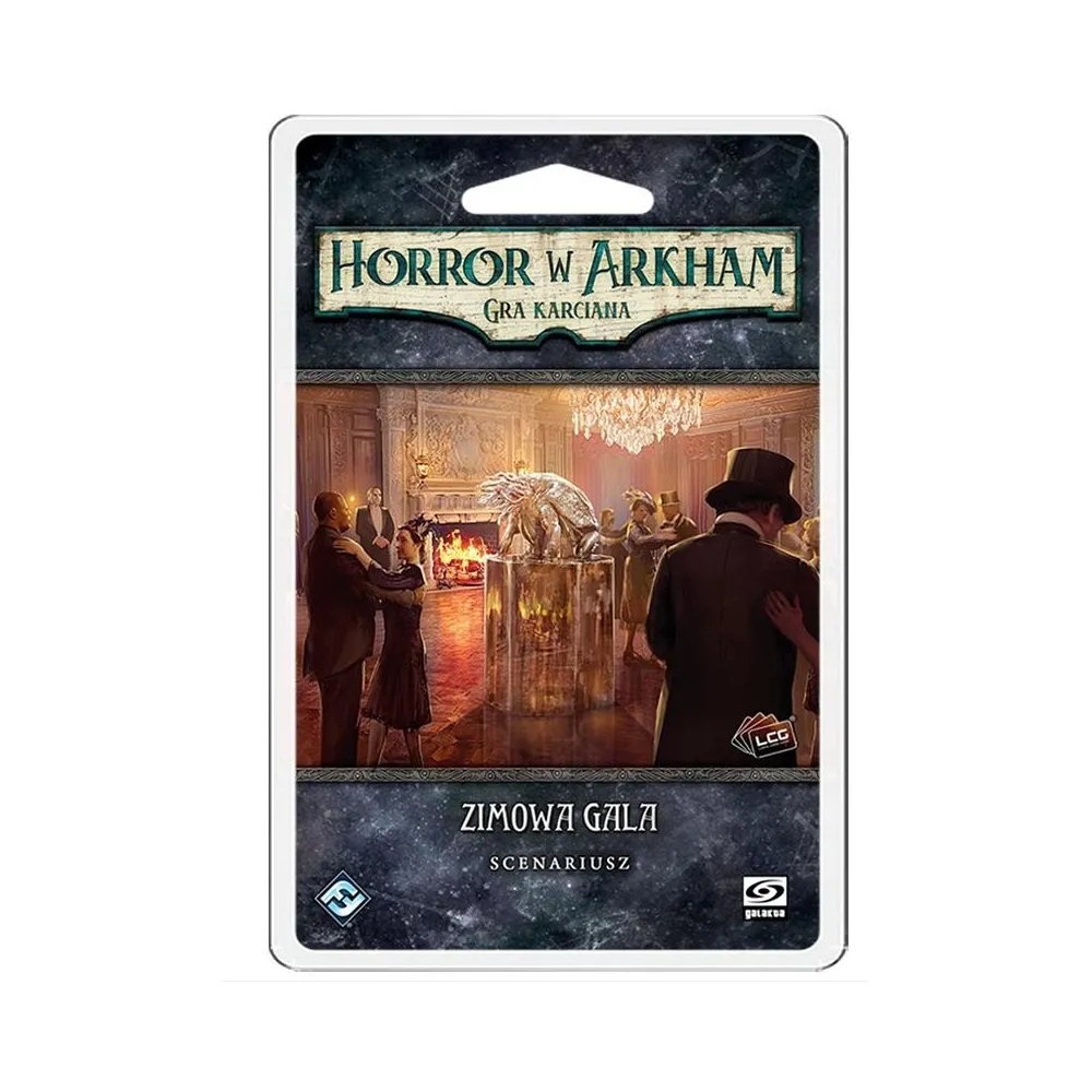 Zbliżenie na opakowanie Horror w Arkham LCG: Zimowa Gala GALAKTA