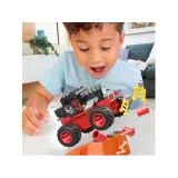 Detal maski monster trucka Hot Wheels z motywem czaszki