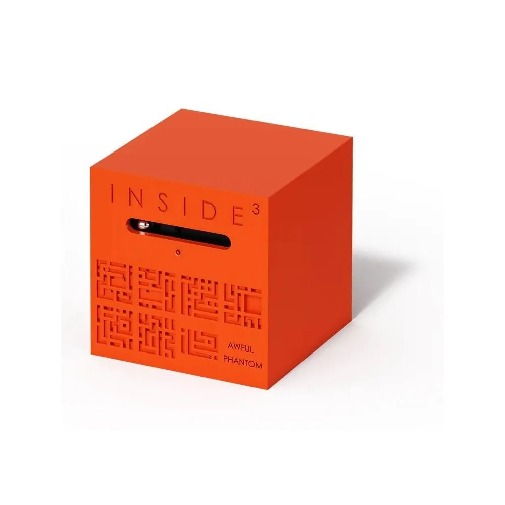 Zbliżenie na kostkę Inside 3 Awful Phantom IUVI Games z labiryntem ukrytym wewnątrz