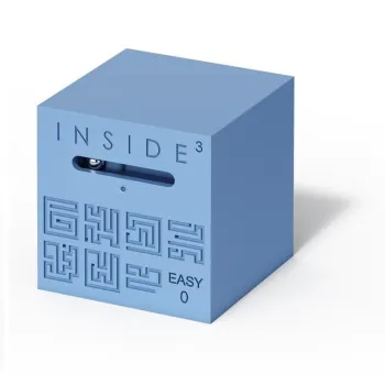 Widok kostki łamigłówki Inside 3 Easy noVICE IUVI Games z mapą labiryntu na powierzchni