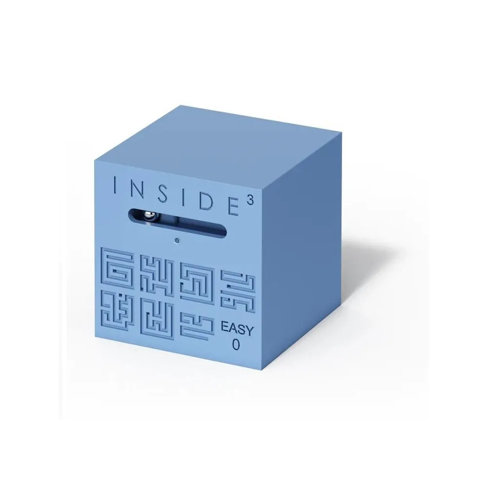 Widok kostki łamigłówki Inside 3 Easy noVICE IUVI Games z mapą labiryntu na powierzchni