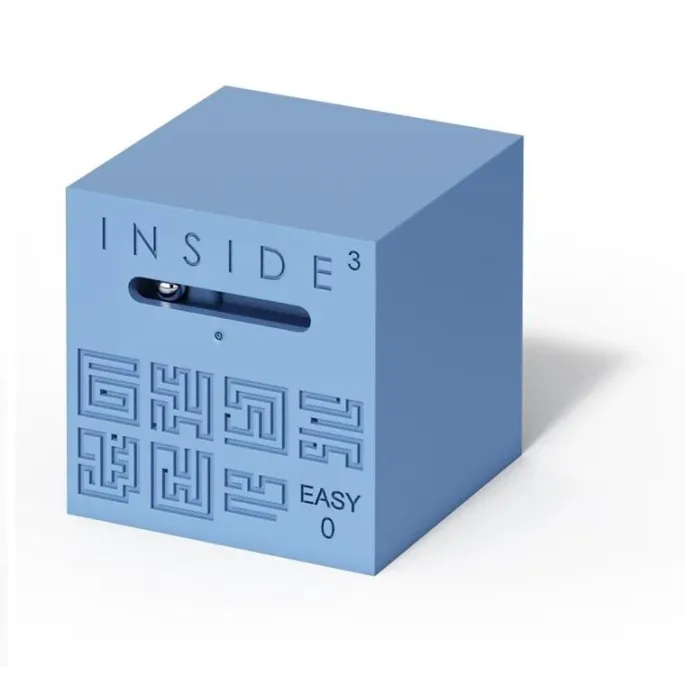 Widok kostki łamigłówki Inside 3 Easy noVICE IUVI Games z mapą labiryntu na powierzchni