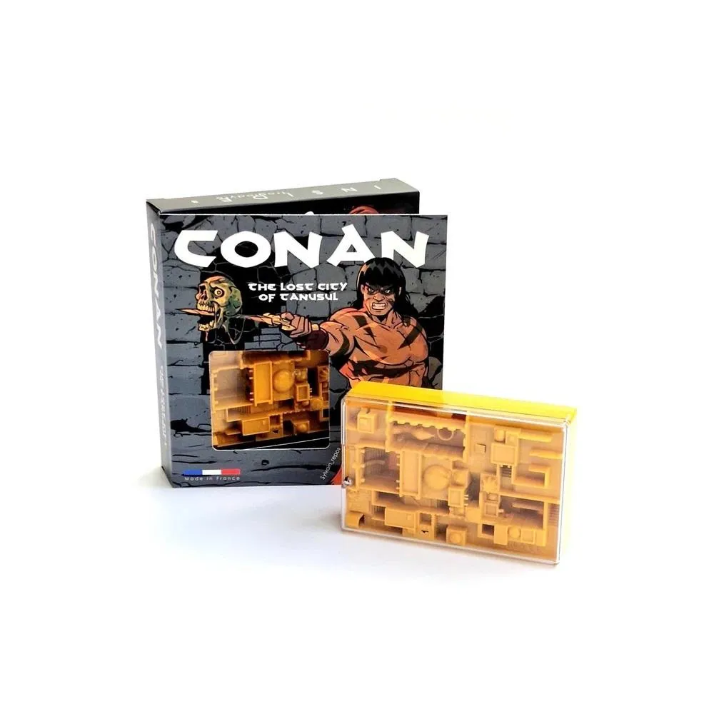 pudełko gry Inside 3 Legend: Conan: Lost City of Tansul IUVI z ilustracją labiryntu