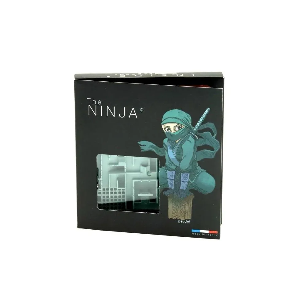 Pudełko gry Inside 3 The Ninja IUVI Games z motywem ninja i labiryntu