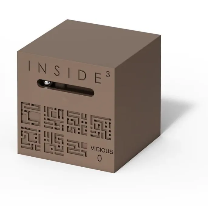 Trójwymiarowa kostka Inside 3 Vicious 0 z zamkniętym labiryntem
