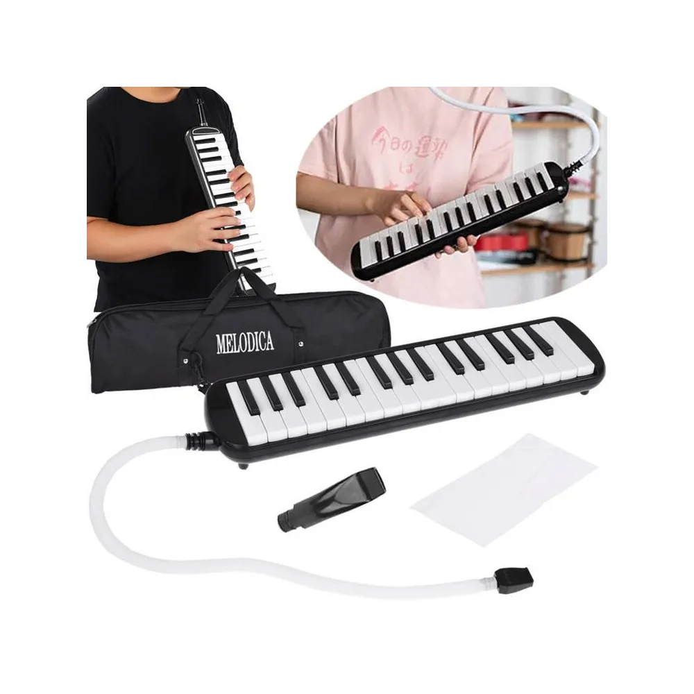 Melodyka harmonijka klawiszowa wraz z etui i akcesoriami