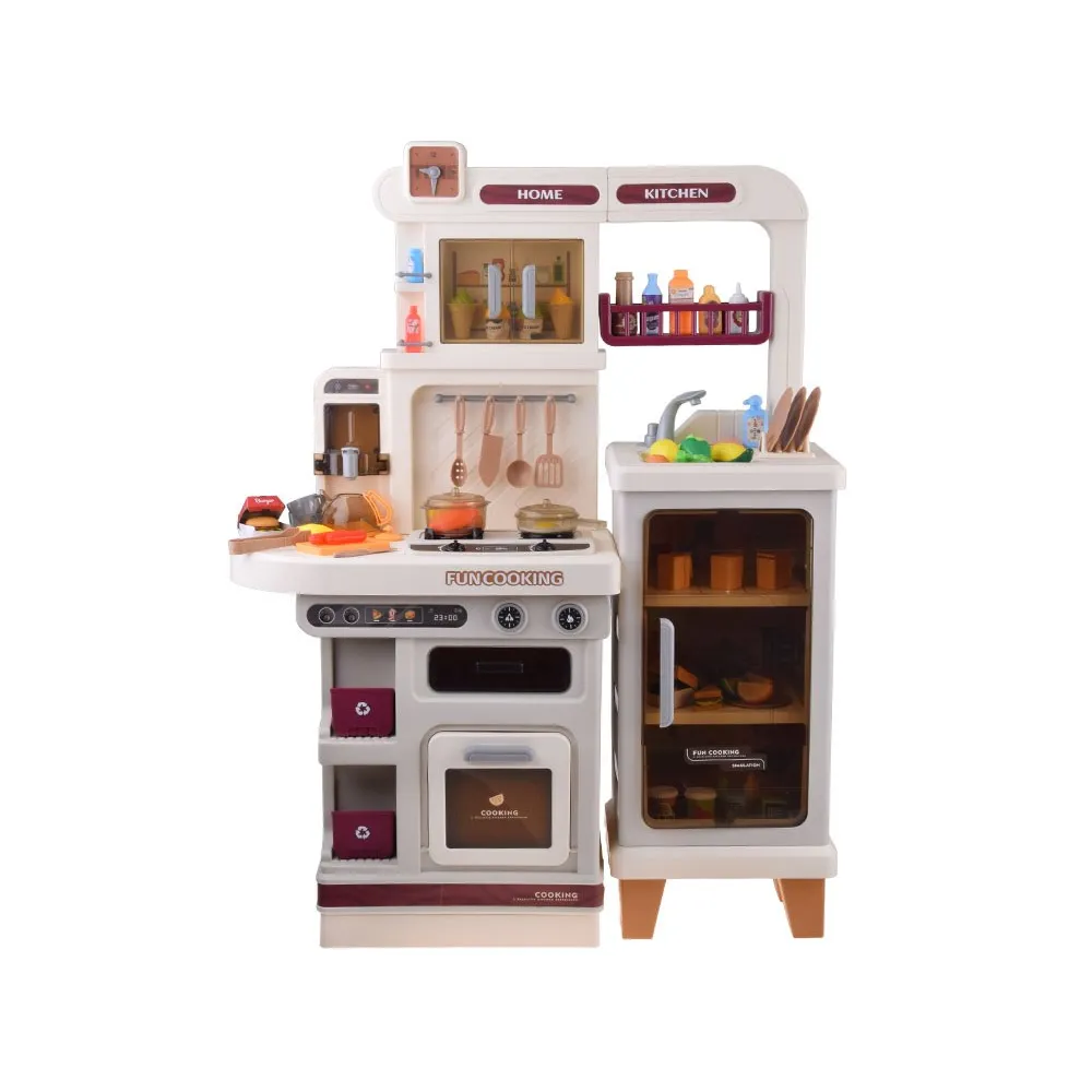 zbliżenie na aktywny palnik kuchni z efektami świetlnymi