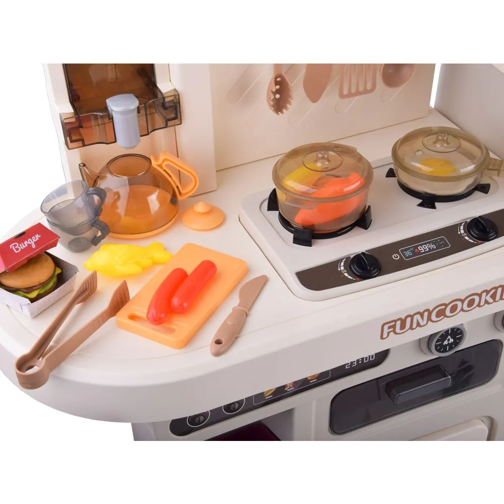 składanie warstwowego burgera i kanapki z elementów zestawu