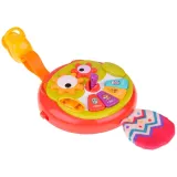 Kolorowa sowa zabawka z ruchomymi skrzydełkami i szeleszczącym ogonem