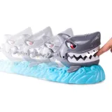 detal oczu rekina emitujących światło