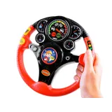 trwała plastikowa kierownica z efektami świetlnymi i dźwiękowymi