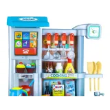 suszarka na naczynia oraz półki na przyprawy w zestawie kuchennym