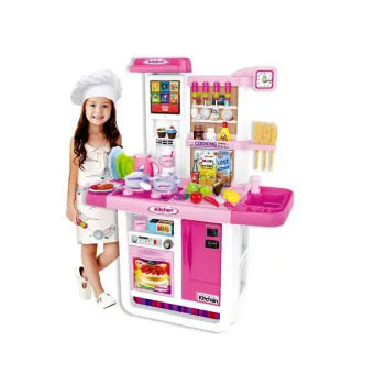 Interaktywna Kuchnia dla dzieci LODÓWKA + akcesoria ZA2196