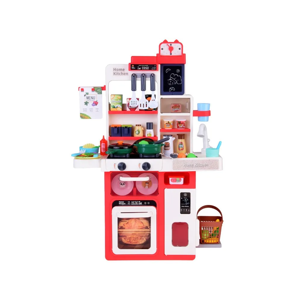 półki kuchenne z akcesoriami do gotowania i pojemnikami