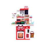 półki kuchenne z akcesoriami do gotowania i pojemnikami