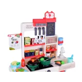 zestaw naczyń i sztućców dołączonych do kuchni