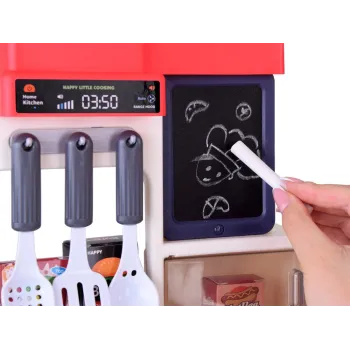 tarcza zegara z ruchomymi wskazówkami na górze kuchni