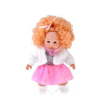 Interaktywna lalka ALICJA 32cm z burzą blond włosów - mówi i gaworzy ZA5841