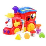 zbliżenie na przód lokomotywy z migającymi światełkami