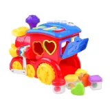 detal sortera z widocznymi otworami na klocki różnych kształtów