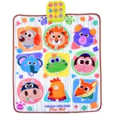 mata taneczna ze zwierzętami i cyframi na podłodze