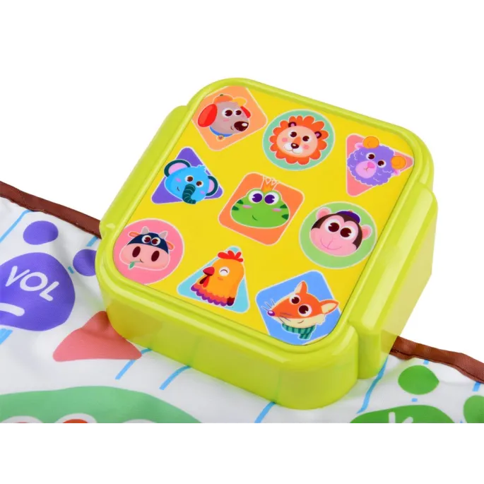 widok całościowy maty z panelem i kolorowymi polami