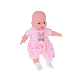 Interaktywna miękka lalka bobas gaworzy śmieje się 40 cm ZA5836