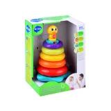 detal głowy kaczuszki z wesołym wyrazem twarzy