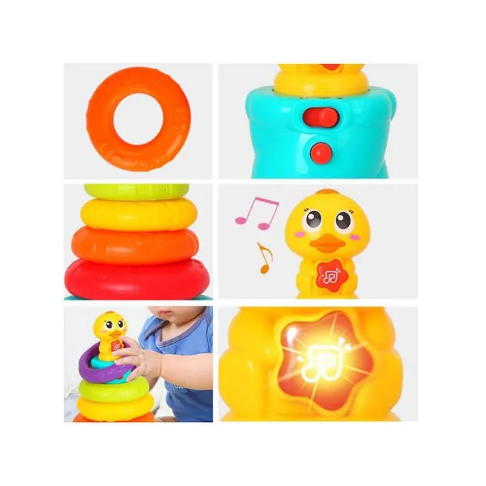 zabawka kaczuszka prezentowana w estetycznym opakowaniu