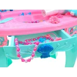 pełen zestaw akcesoriów dołączonych do toaletki dla dzieci