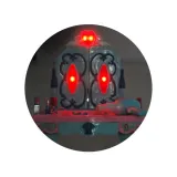 kolorowy grzebień, gumki i pierścionki dołączone do zestawu