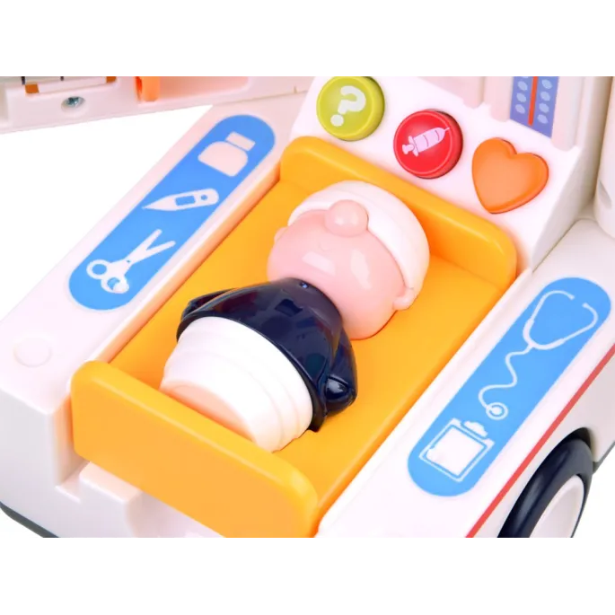 Monitor EKG i panel interaktywny umieszczony w zabawce