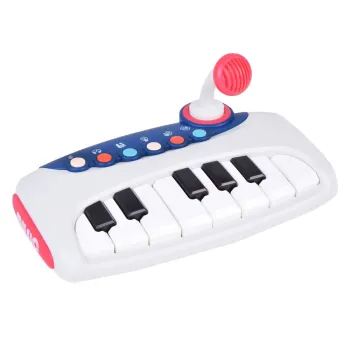 Interaktywne muzyczne Organki Pianinko z mikrofonem dla dzieci ZA5447
