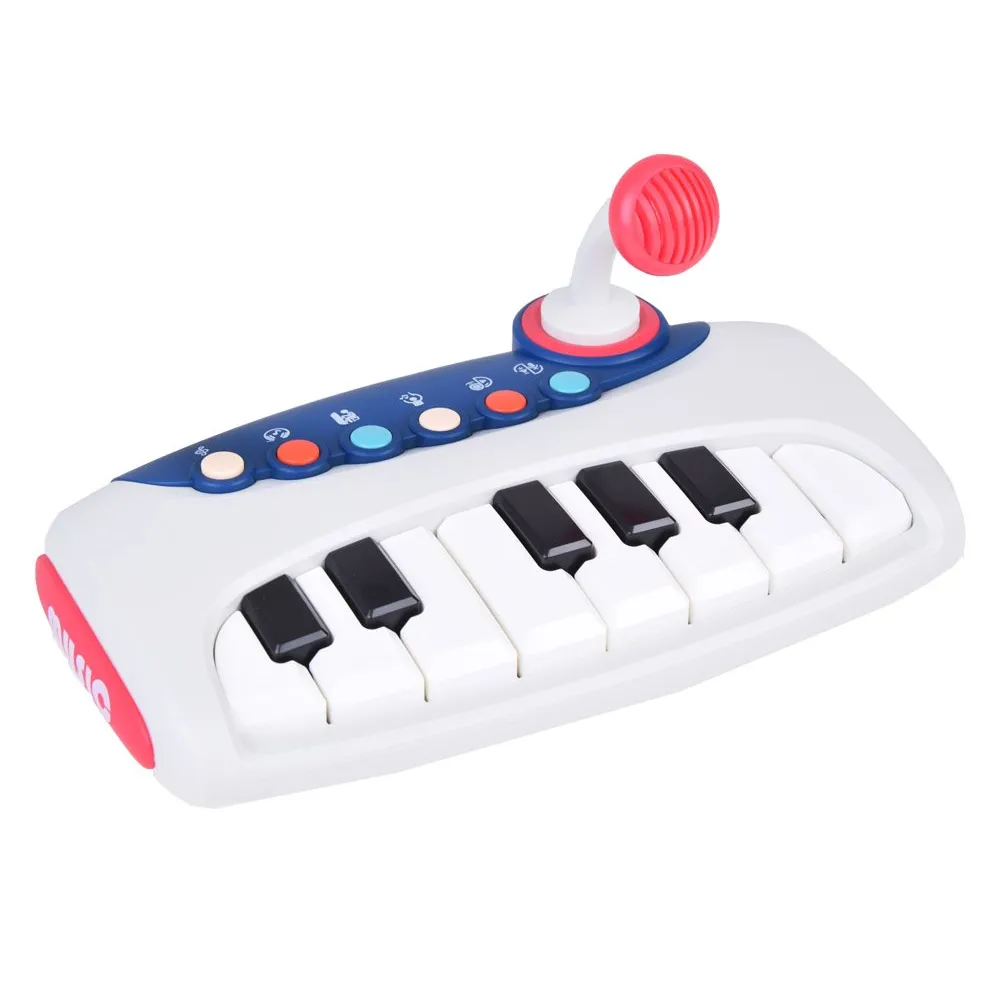 kolorowe organki dla dzieci pokazane z przodu