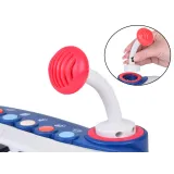 zbliżenie na kolorowe detale klawiatury pianinka