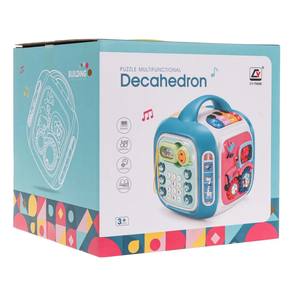 Interaktywny Box Czerwony widok ogólny na kolorowe ścianki