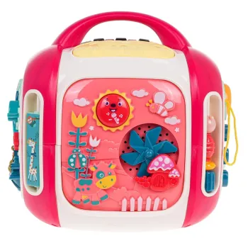 Ścianka z telefonikiem i klawiszami w kształcie serduszek