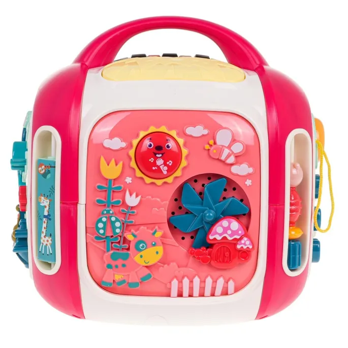 Ścianka z telefonikiem i klawiszami w kształcie serduszek