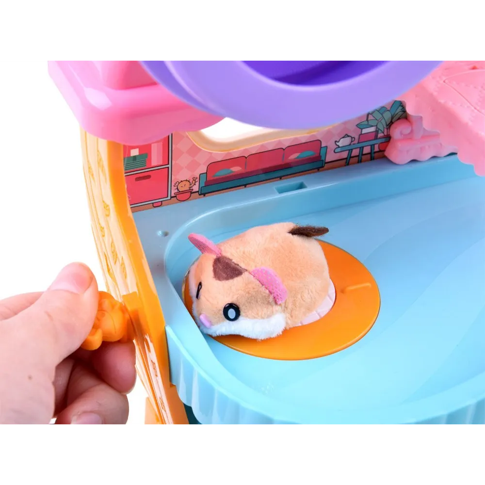 Kołowrotek jako atrakcyjny detal domku dla chomika