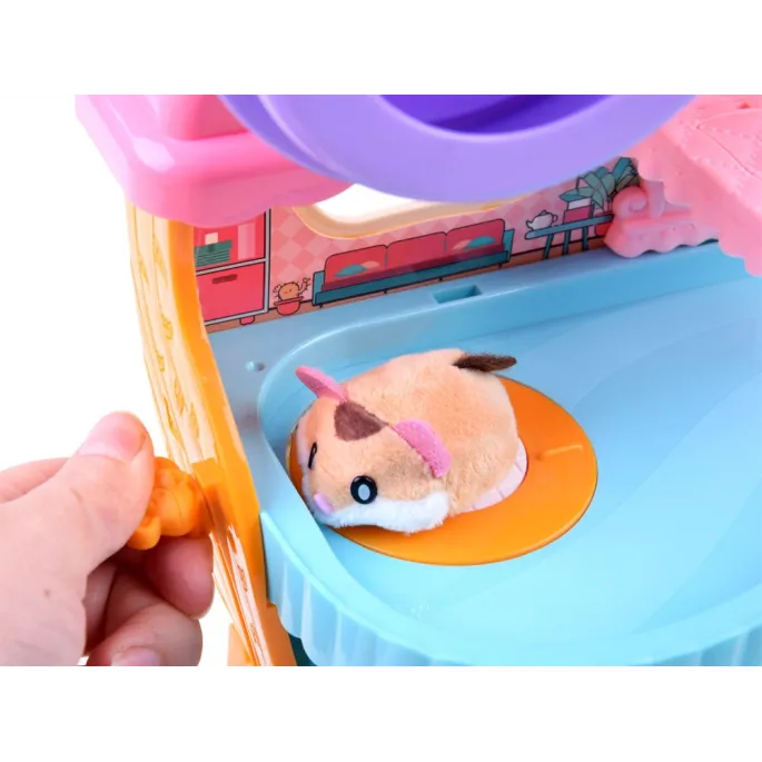 Kołowrotek jako atrakcyjny detal domku dla chomika