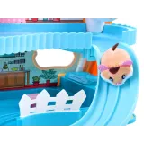 Realistyczne łóżko i elementy wnętrza domku