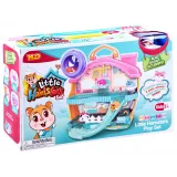 Widok domku z windą i toaletą dla chomika