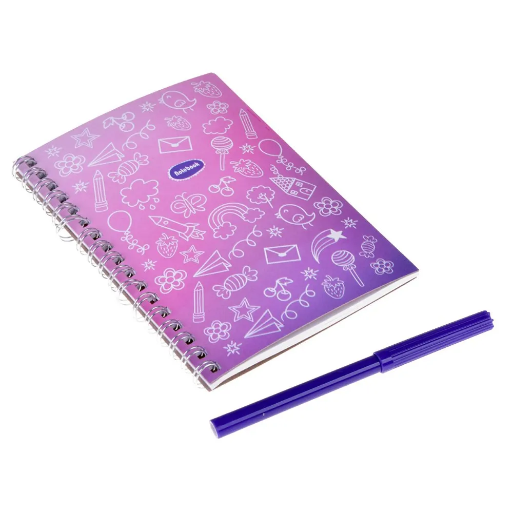 Pamiętnik Magiczny Jednorożec z motywem tęczy i słoneczka