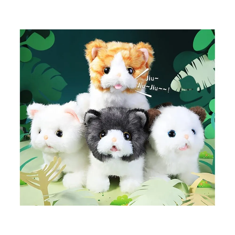 maskotka kotek psotek sfotografowana z profilu