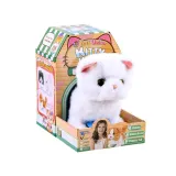 dziecko trzymające interaktywnego kotka psotka w dłoniach