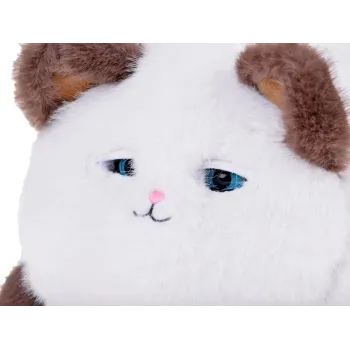 migające powieki maskotki kotka podczas zabawy