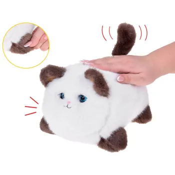 zestaw interaktywna maskotka kot i akcesorium do karmienia