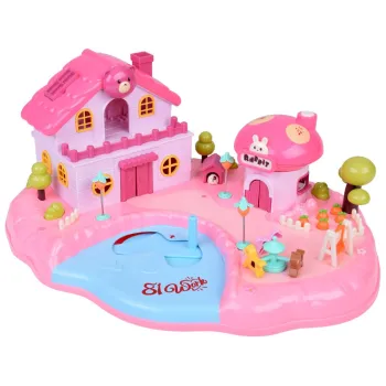 Interaktywny Magnetyczny Domek z Ruchomymi Elementami ZA5482